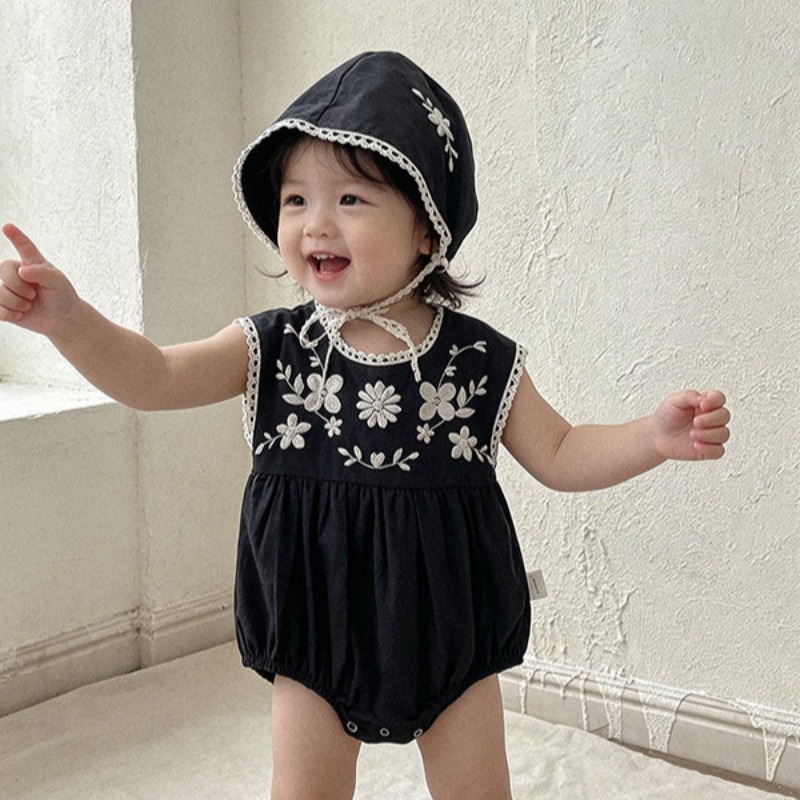 Baby Summer Linen Sleeveless Jumpsuit - ZOETOPKID Letni kombinezon dla niemowląt i
