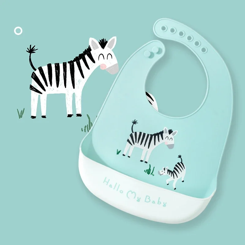 Waterproof Baby Bibs Silicone - Wodoodporne śliniaki dla niemowląt, akcesoria dla