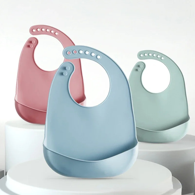1-3 szt. Śliniak dla niemowląt – Waterproof Baby Bibs Silicone recenzja i cena