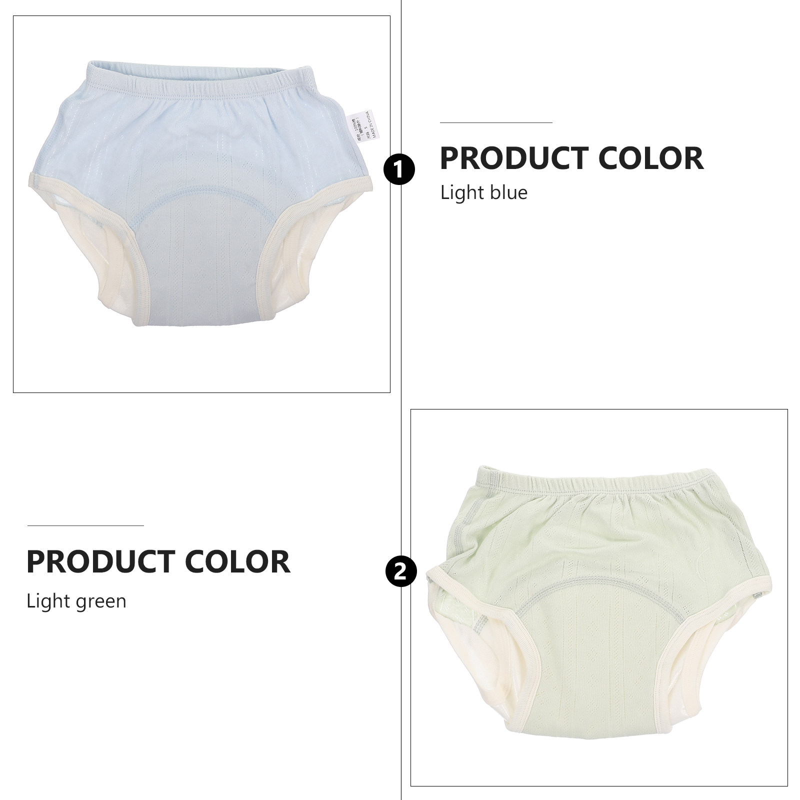 2 sztuki bawełnianych spodni d – Toddler Training Pants Leak Proof recenzja i cena