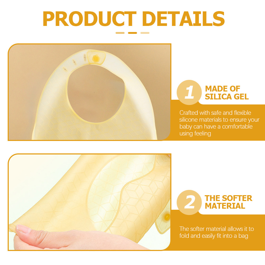 3 sztuki silikonowych śliniakó – Waterproof Baby Bibs Silicone recenzja i cena